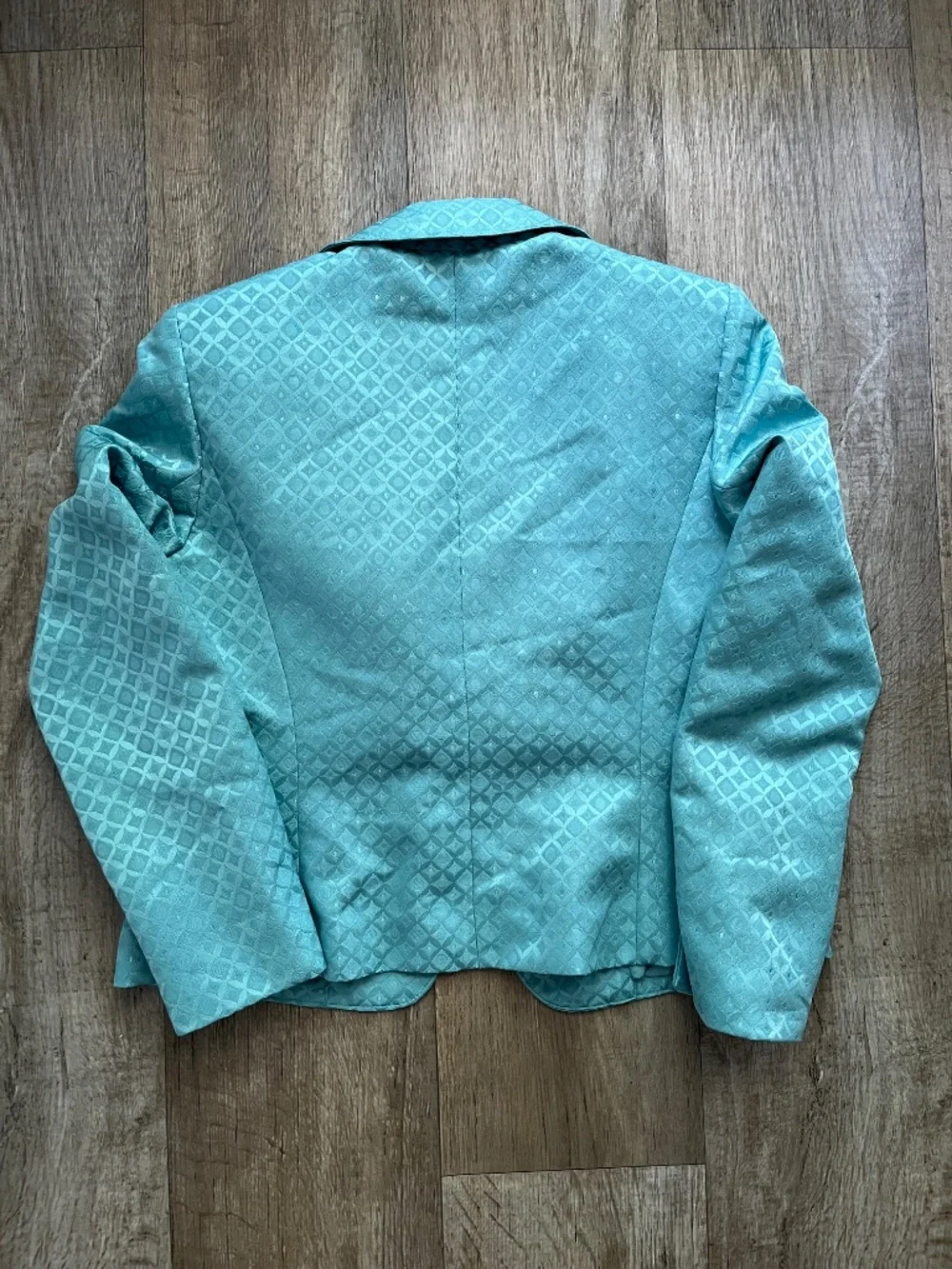 Jones New York Teal Textured Blazer - Size 6 - Picture 2 of 2